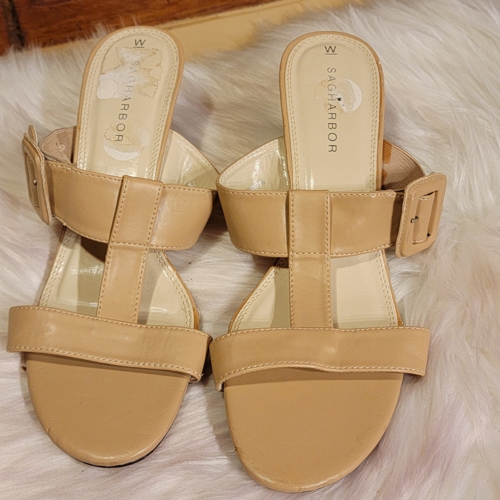 Sag Harbor 9W cute heeled sandals